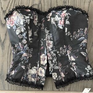 Reformation Idalia Top Night Woods - Size 2